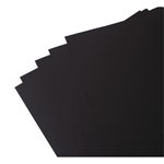 Black Kraft Paper Sheets - 52cmx75cm 50pk 110gsm