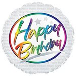 Birthday Rainbow - Packaged Helium 17