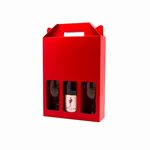 Wine Carry Pack - 3 Bottle - Red 255x85x340mmH