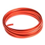 Flat Aluminium Wire - Orange 6mmx4.5m