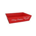 Rectangular Tray Christmas Red - 220bx170wx60mmh