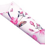 Pearlwrap - Matte White/Floral Matte Whi - 50 x 60cm Sheet (pk 50 shts)