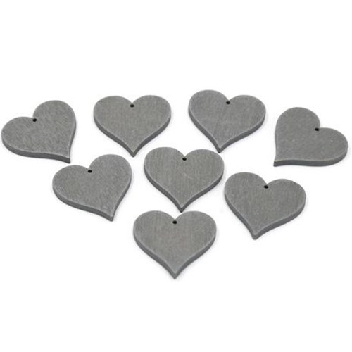 Wooden Heart With Hole (8 pk)