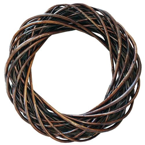 Willow Wreath  Dark Brown -