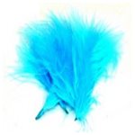 Feathers 50pk - Turquoise 90mm