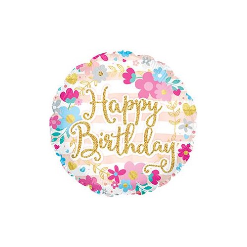 Happy Birthday Glitter font