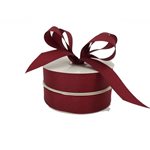 Plain Stitched Grosgrain  - Burgundy - 25mm x 25m