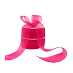 Edged Organza - 25mm x 50m - Hot pink