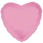 Pink Heart - 9 inch Stick Balloon