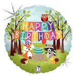 Woodland Birthday Party - Packaged Helium 18
