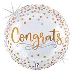 Congrats Confetti - Packaged Helium 18