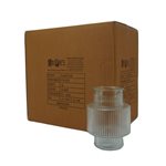 Shaped Retro Vase - 12cm Dia x 17.5cm H (12 Per Carton)