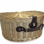 Semi Circle Carry Hamper - 40.5*28*20cmH