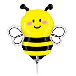 Bee - 14 Inch Stick Balloon