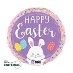 Easter Bunny Dots - 9 Inch Stick Balloon