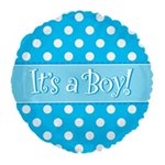 It's a Boy Dots - Air Filled Stick