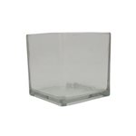 Glass Cube - 12cm SQ (12 Per Carton)