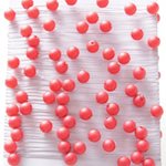Beaded Wire - Matte Red - 10m