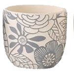 Small Cement Pots - Asst Set of 3 - 11x11x10cm