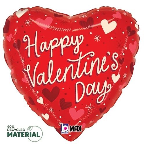 Valentine Striped Hearts