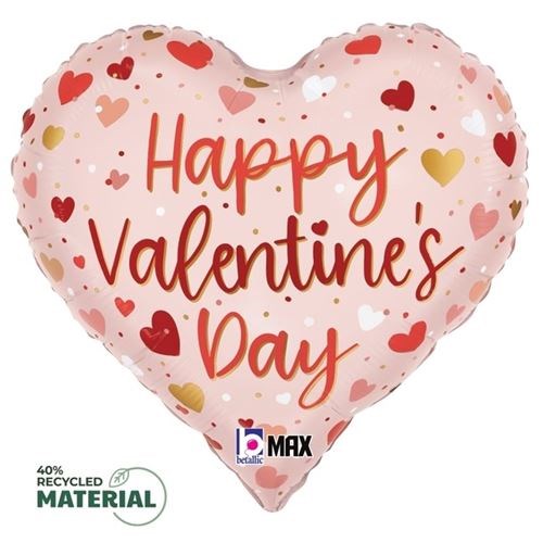 Valentine Pink Blush Hearts