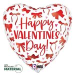 Valentine Red Bows - Packaged Helium 18