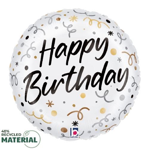Satin Birthday Streamers