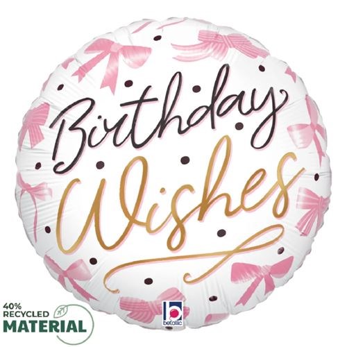 Pink Bow Birthday Wishes