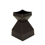 Tapered Water Vase Black - 210mmH