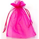 Org. Bags Lge 14.5cmx21cmH (10 - Dark Pink